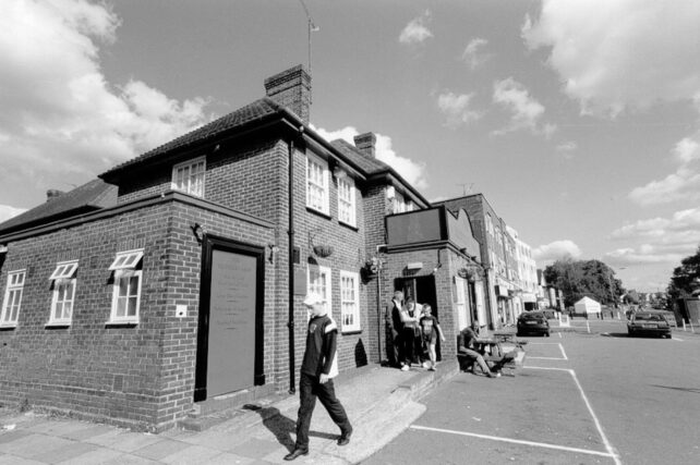 Side & front of Bletchley Arms, Queensway, Bletchley 10-9-2002