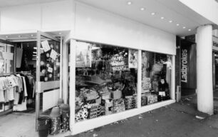 Shop on corner of Queensway & Brooklands Road, 2002