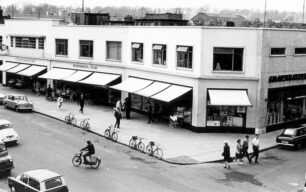 Bletchley Co-Operative Society department store buildings, 1962