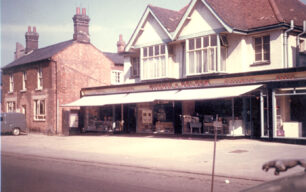 Ritchie & Holdom Music Shop, Bletchley Road/Queensway 1961