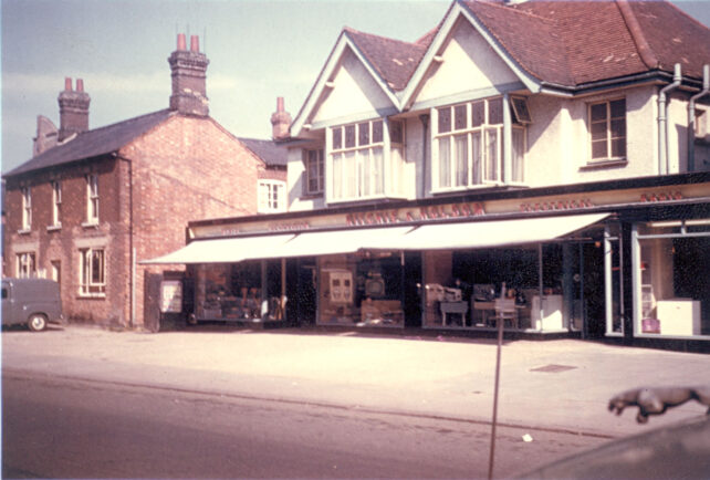 Ritchie & Holdom Music Shop, Bletchley Road/Queensway 1961