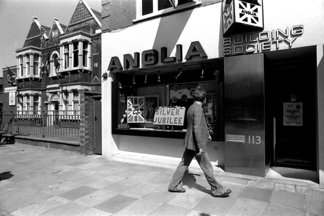 Anglia Building Society, 113 Queensway, taken for City 77 Exhibition.