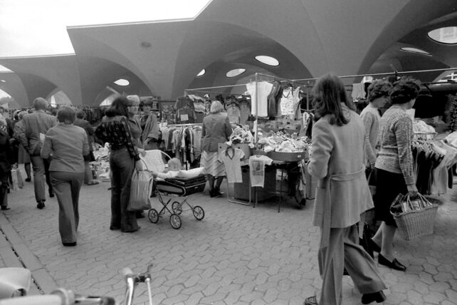 Bletchley Market taken for City 77 Exhibition.