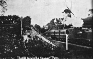 Newport Nobby passing the windmill