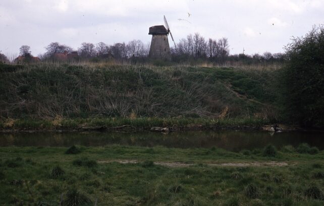 The windmill viewed from across the Grand Union Canal 1970 | Ronald Sullivan & Alan Sanders