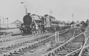 Birmingham Train leaving Platform 1