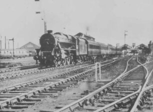 Birmingham Train leaving Platform 1