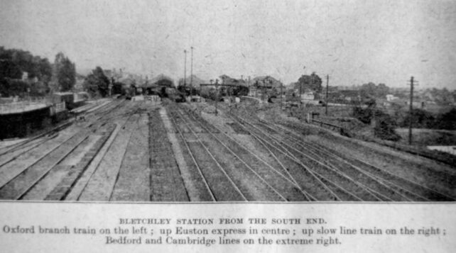 Bletchley Station from the South End