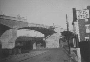 Flyover under construction c1959