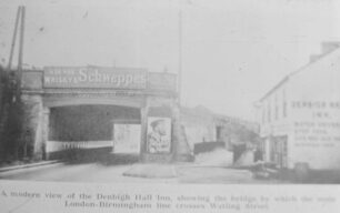 Denbigh Bridge and Denbigh Hall Inn