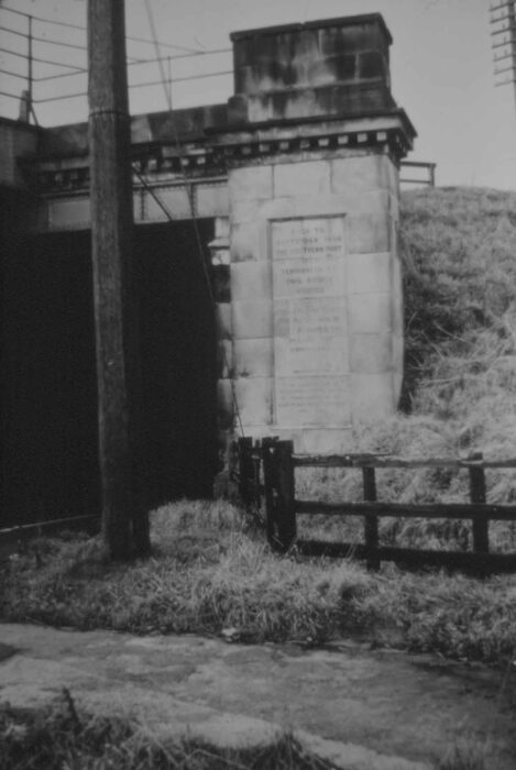 Denbigh Bridge inscription