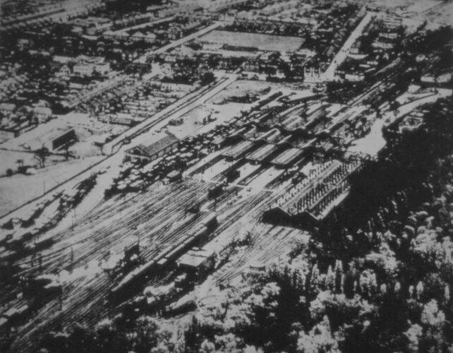 Aerial View of Bletchley