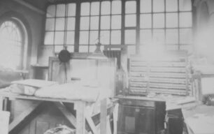 Station Office during renovation