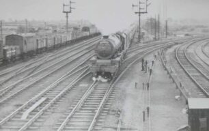Down Fast Express the Mid-Day Scot
