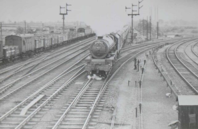 Down Fast Express the Mid-Day Scot