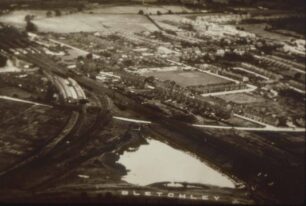 Aerial View of Bletchley