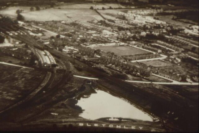 Aerial View of Bletchley