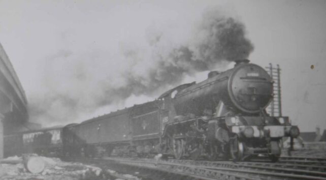 Express Passing Bletchley early 1960s