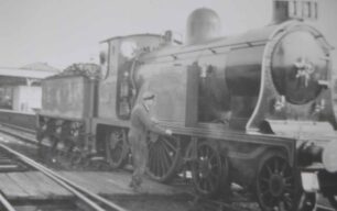 Locomotive on its way to Museum