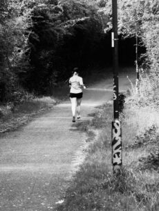 Jogger on redway