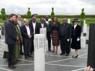 BLM Pillar at Rose Unveiling 2022