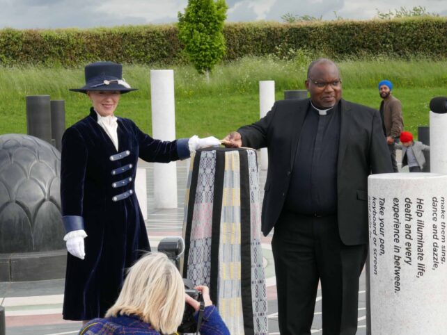 BLM Pillar at Rose Unveiling 2022
