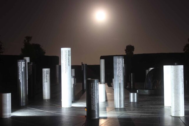 Full Moon over the Milton Keynes Rose