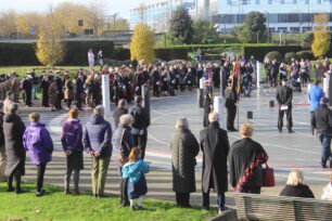 Armistice Day at the Milton Keynes Rose