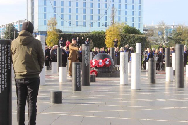 Armistice Day at the Milton Keynes Rose