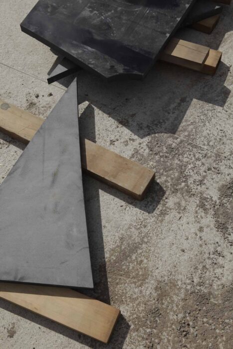 Laying out the black triangles