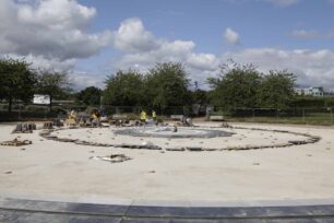 The construction site