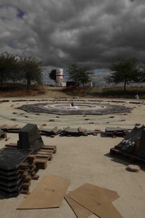 The construction site