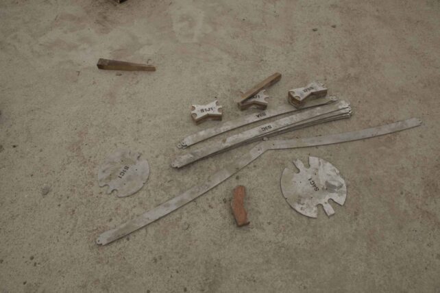 Metal pieces