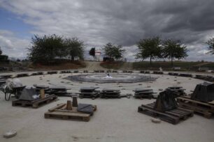 The construction site