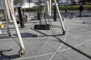 Installing pillars