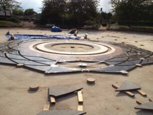 Laying out the black triangles