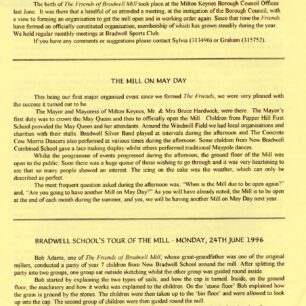 Bradwell Sails newsletter issue 1 | Graham Crisp & Sylvia Mead