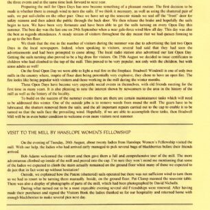 Bradwell Sails newsletter issue 2 | Graham Crisp & Sylvia Mead