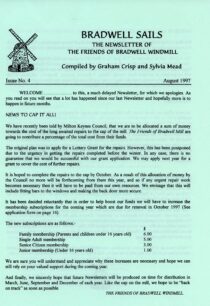 Bradwell Sails newsletter issue 4