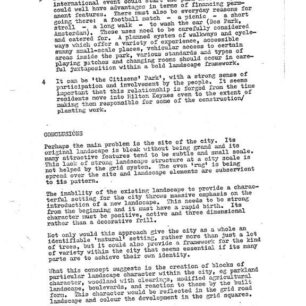 Milton Keynes is suffering an identity crisis': Neil Higson's report of 1975 (6 pages). | Neil Higson